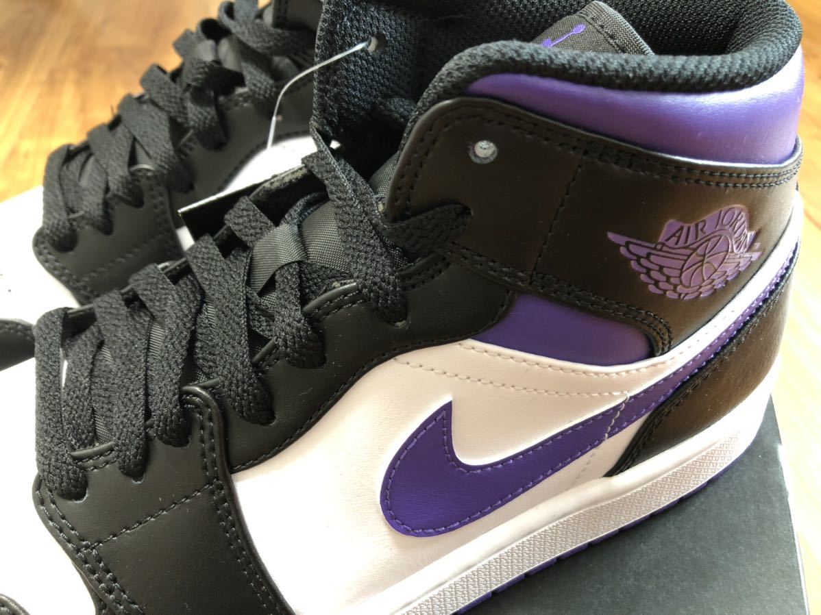 Nike Air Jordan 1 Mid Court Purple us9 ジョーダン ナイキ パープル