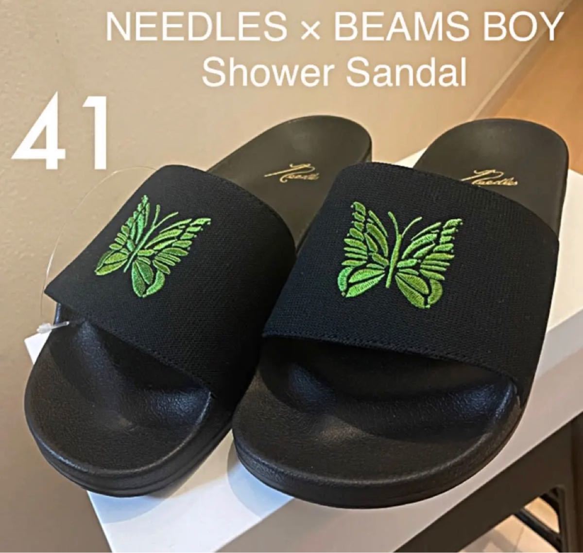 人気ブランドの新作 Needles Beams Boy Shower Sandal ニードルス ビームスボーイ シャワーサンダル 別注 41サイズ シャワーサンダル Reachahand Org