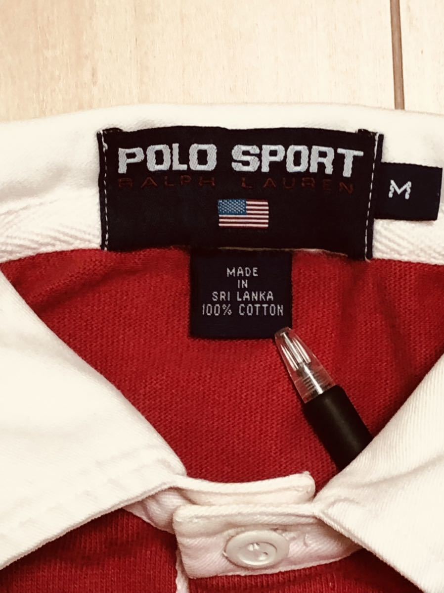 POLO SPORT ボーダー ラガー シャツ トリコロール カラー LL POLO SPORT ボーダー ラガー シャツ トリコロール カラー LL