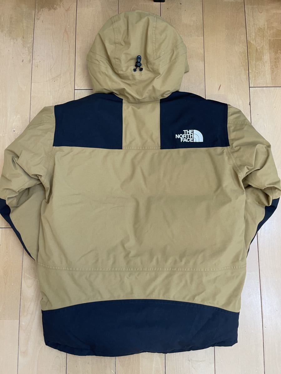 THE NORTH FACE ノースフェイス Mountain DOWN JACKET マウンテンダウンジャケット ブリティッシュカーキ L 美品 ND91930_画像2