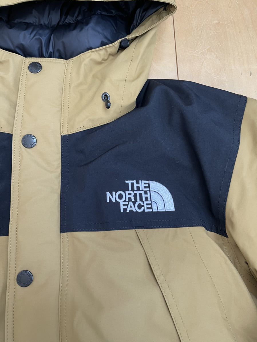 THE NORTH FACE ノースフェイス Mountain DOWN JACKET マウンテンダウンジャケット ブリティッシュカーキ L 美品 ND91930_画像3