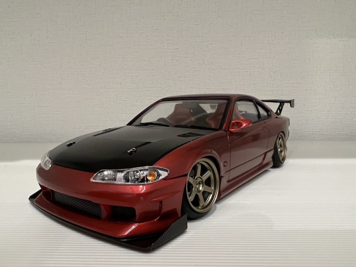 1/24 アオシマ 日産 S15 シルビア トップシークレット ドリフト 1/24 アオシマ 日産 S15 シルビア トップシークレット ドリフト