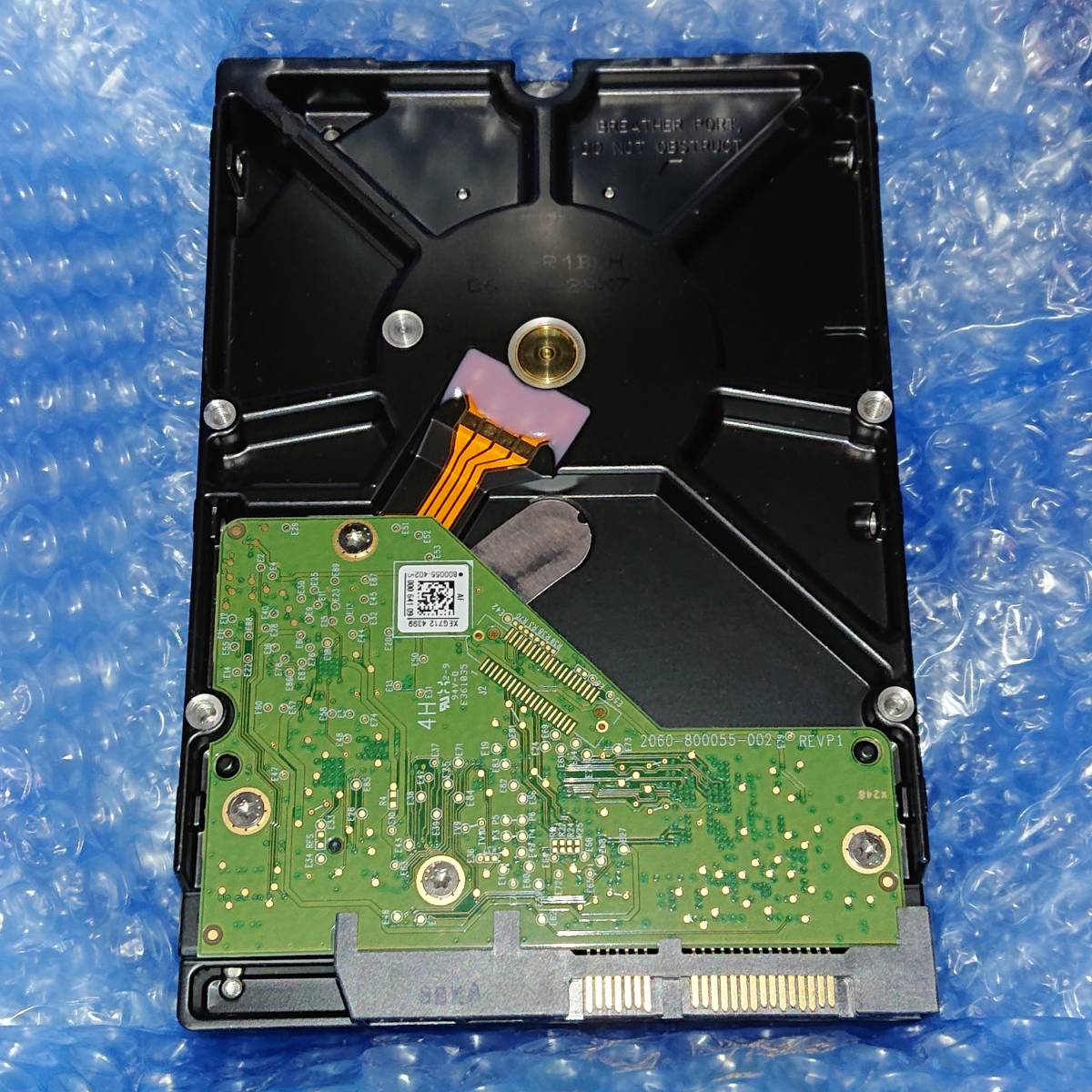 WesternDigital 静音AVコマンド対応SATA4TBHDD WD40EURX-63BMCY0 動作良好 レターパックプラス/ゆうパック可_画像3