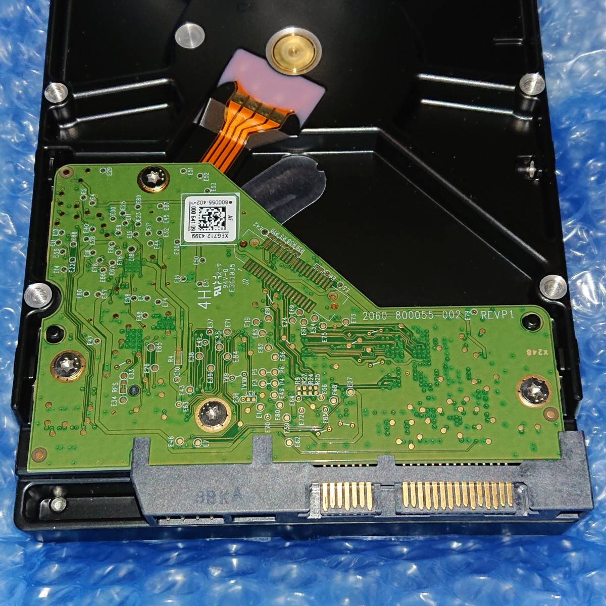 WesternDigital 静音AVコマンド対応SATA4TBHDD WD40EURX-63BMCY0 動作良好 レターパックプラス/ゆうパック可_画像4