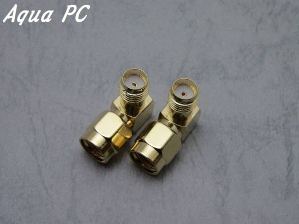 AquaPC★送料無料 SMA to RP-SMA Male Right Angle Adapter L変換★500