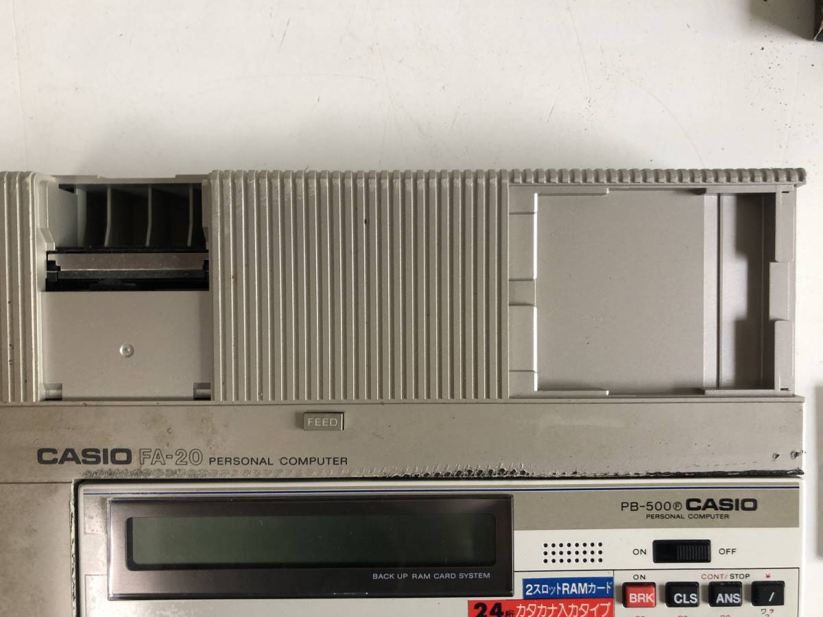 代購代標第一品牌-樂淘letao-④◇CASIO カシオ◇ポケットコンピュータ FA-20 PB-500 ケース 取説付 ポケコン RAM CARD RC-8 まとめて 代購代標第一品牌-樂淘letao-④◇CASIO カシオ◇ポケットコンピュータ FA-20 PB-500 ケース 取説付 ポケコン RAM CARD RC-8 まとめて