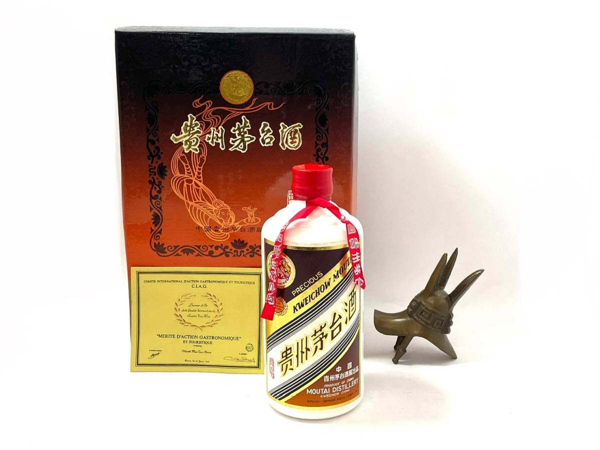 未開栓】貴州芽台酒/KWEICHOW MOUTAI プレシャス 500ml 53% ゴールド