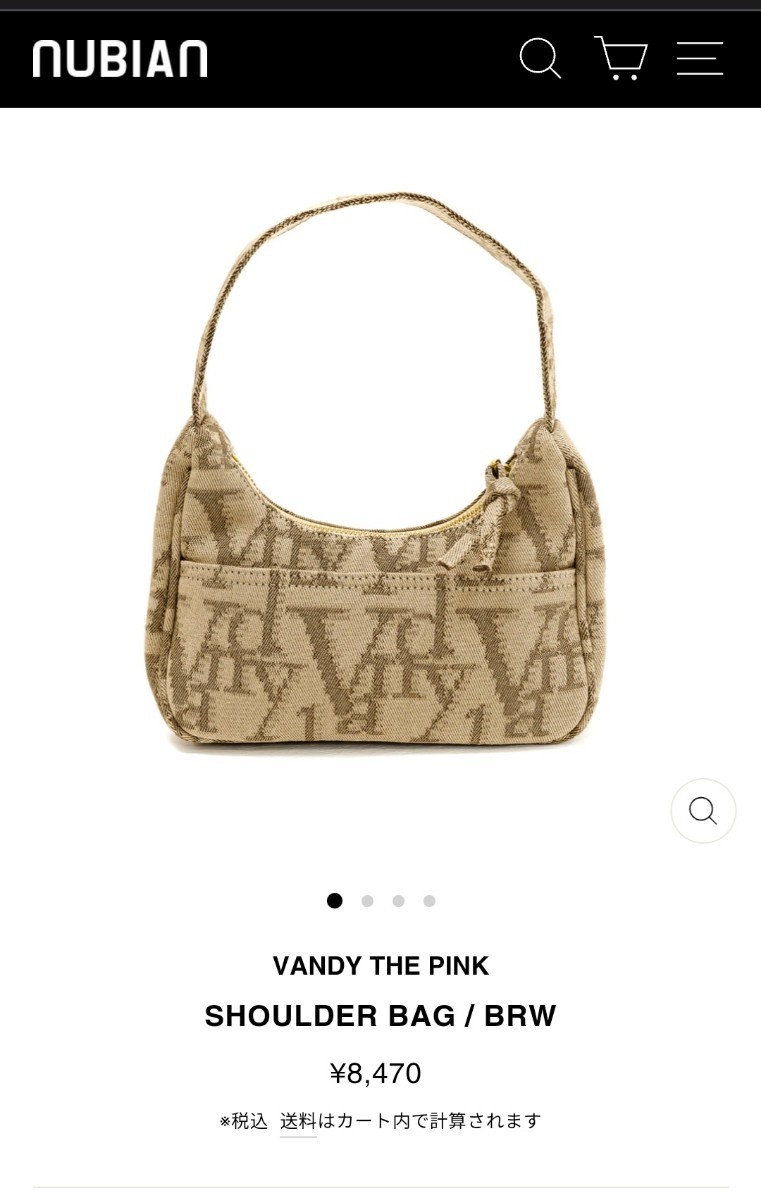 タイムセールタイムセールvandy The Pink ショルダーバック 新品