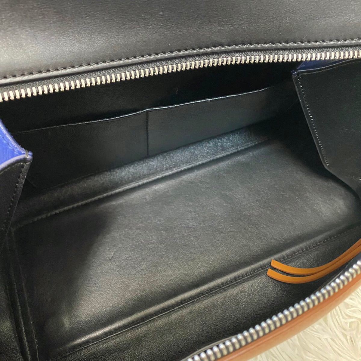 CELINE セリーヌ エッジ ハンドバック レザー マルチカラー カバン