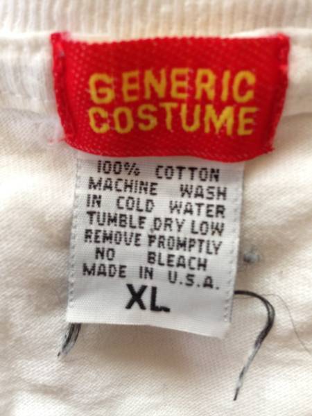 GENERIC COSTUME Tシャツ XL made in USA NY発ブランド ジェネリックコスチューム