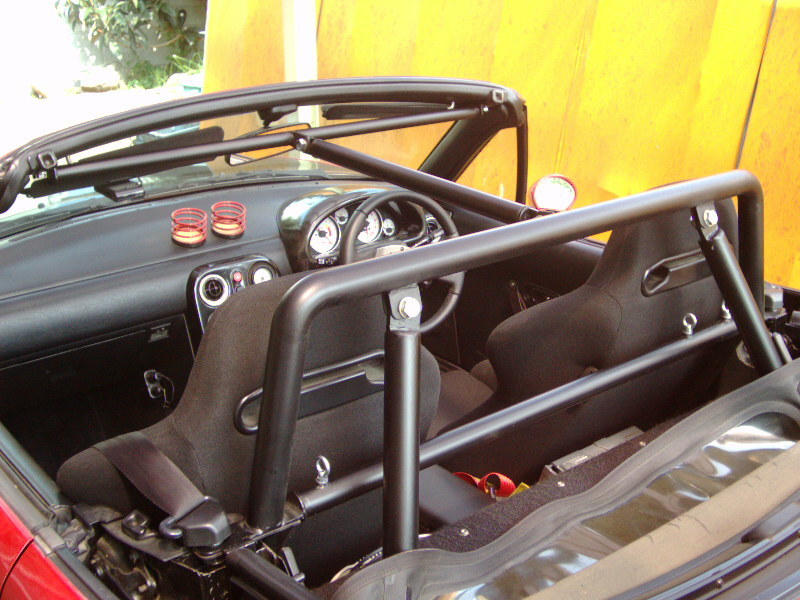 ☆ロードスター ロールバー6点式☆新品.NA6CE,NA8C,MAZDA、ユーノス