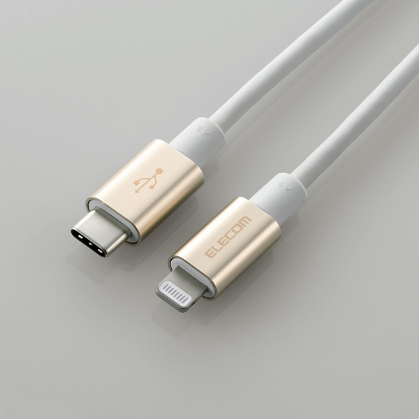 USB-C to Lightningケーブル [C-Lightning] 1.0m Apple正規ライセンス取得 新設計スリム耐久ケーブル採用 耐久仕様タイプ: MPA-CLPS10GD_画像2