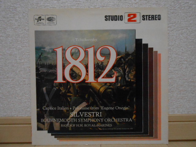 英COLUMBIA TWO-139 シルヴェストリ チャイコフスキー 1812 イタリア奇想曲 優秀録音盤_画像1