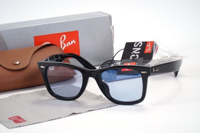 【極美品】Ray-Ban レイバン RB2140-F Thinlik 901 64 サングラス ミラーレンズ 色付きレンズ ブラック メンズ 4857_正規品のみを取り扱っております。