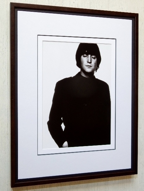  John * Lennon /1965/ искусство Picture рамка /John Lennon/Beatles/ Beatles / блокировка Icon /60 годы / портрет / белый чёрный фотография / музыка 