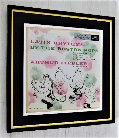 アンディ・ウォーホル/ボストンポップス/LPジャケット ポスター額付/Andy Warhol/Boston Pops/Latin Rhythms/かわいい/おしゃれリビング_画像8