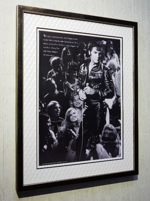 エルビス・プレスリー/1968/アートピクチャー額装/Elvis Presley :The Searcher/68カムバック・スペシャル/ロックン・ロール/ロックの王様_画像1