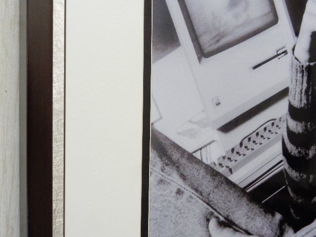 スティーブ・ジョブズ/1984/アートピクチャー額装/Steve Jobs/Apple/Macintosh/アップルコンピュータ－/ピクサー/仕事部屋  ディスプレイ