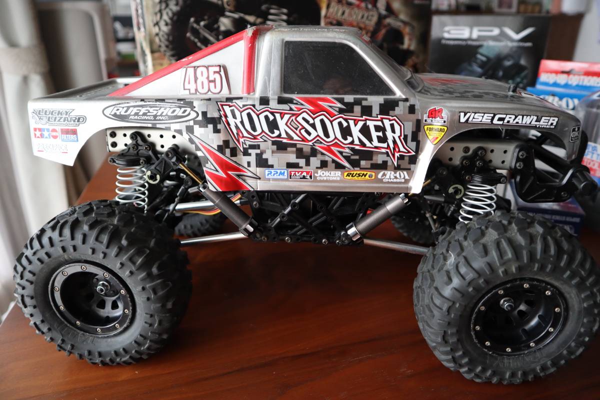 TAMIYA タミヤ CR-01 ROCK SOCKER 4WDS カスタム有 実働フル TAMIYA タミヤ CR-01 ROCK SOCKER 4WDS カスタム有 実働フル