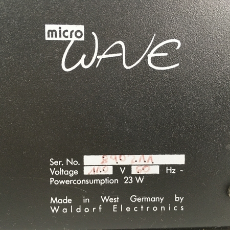 Waldorf micro WAVE Ver.2.0 音源モジュール シンセサイザー ジャンク Y6446732_画像2