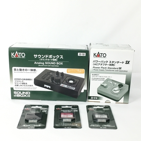 KATO 22-102 22-018 サウンドボックス パワーパック サウンドカード3枚