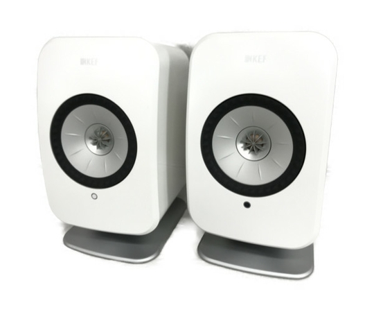 KEF LSX ワイヤレス スピーカー P1 Desk Pad スタンド ペア セット