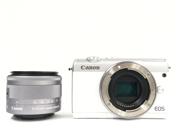 Canon キャノン ミラーレス一眼 EOS M100 レンズ キット ホワイト