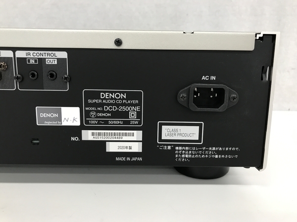 DENON DCD-2500NE SACDプレイヤー 2020年 音響機材 オーディオ 中古S6458816_画像9