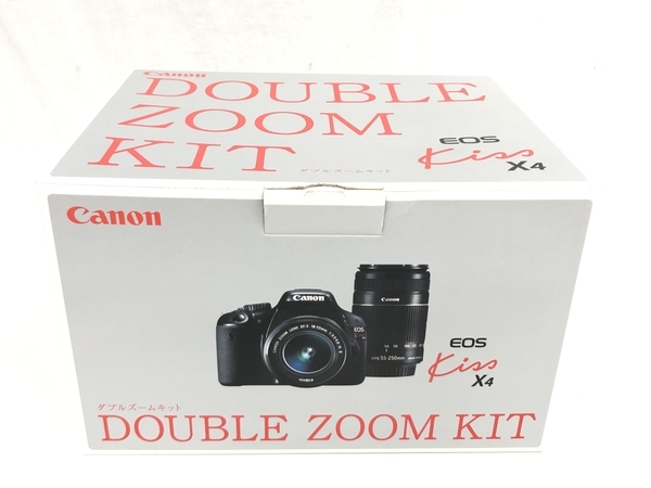 Canon EOS kiss x4 ダブルズームキット 18-55mm 55-250mm デジタル一眼レフカメラ 中古 S6389756_画像2