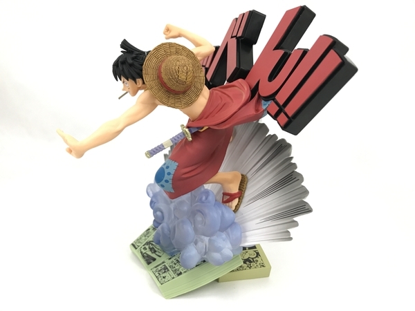 ONE PIECE JUMP OUT HEROES ワンピース ルフィ べべん!! フィギュア 中古 N6438268_画像4