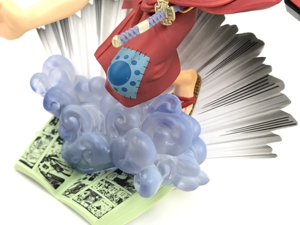 ONE PIECE JUMP OUT HEROES ワンピース ルフィ べべん!! フィギュア 中古 N6438268_画像7