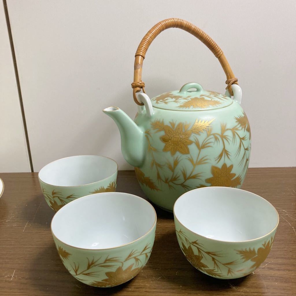 平安竹峰窯金彩磁器急須茶器茶器セットレトロ商品细节| 雅虎拍卖| One