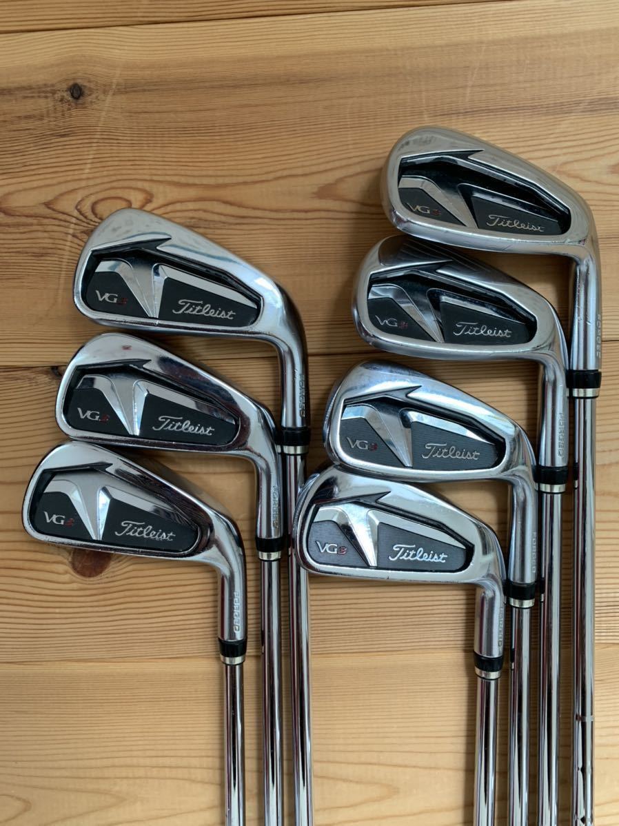 タイトリストTitleist VG3アイアン#4~PW 7本セット FLEX S www