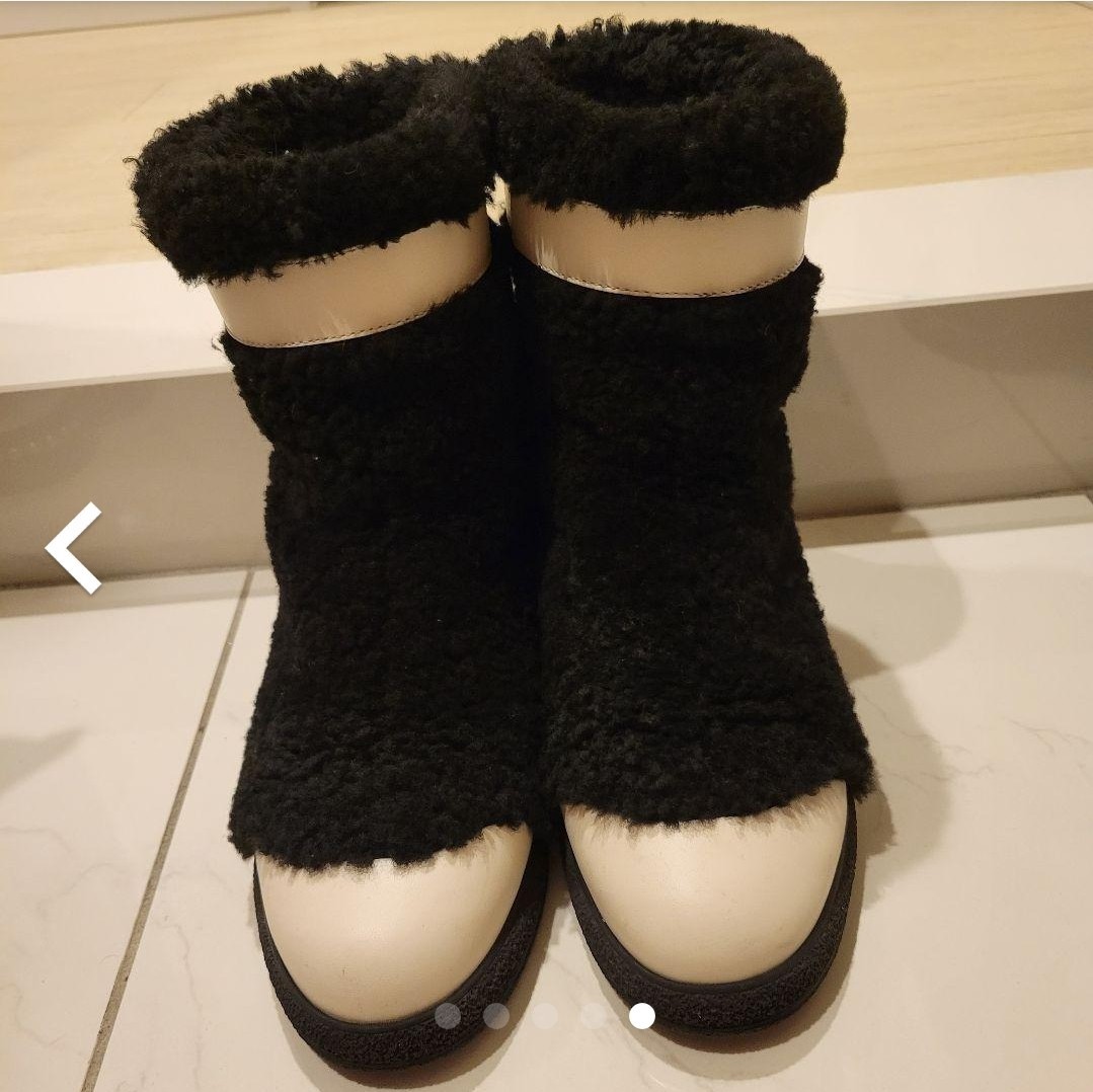 CHANELムートンブーツ36.5 | labiela.com