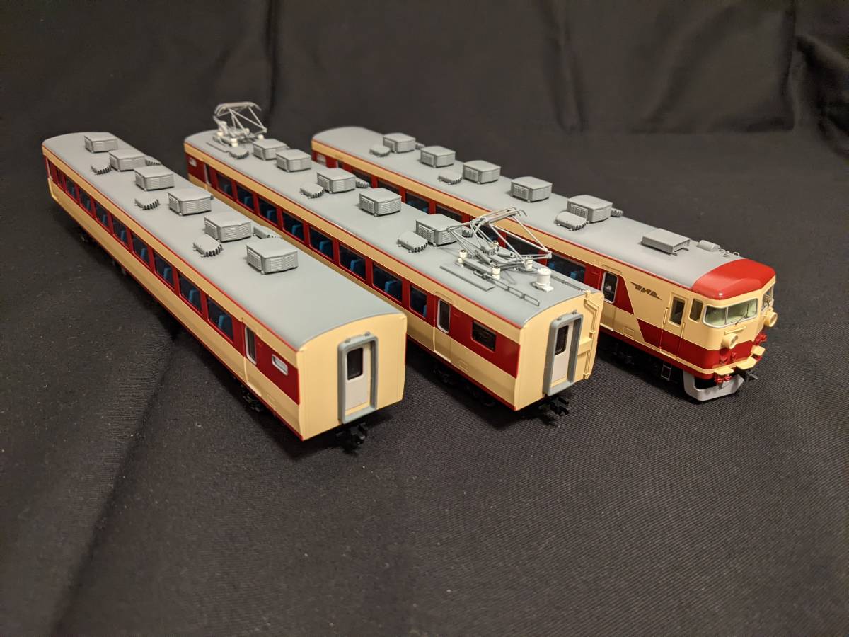 ふるさと納税 希少 エンドウ 車体キット3点セット 鉄道模型 157系車両