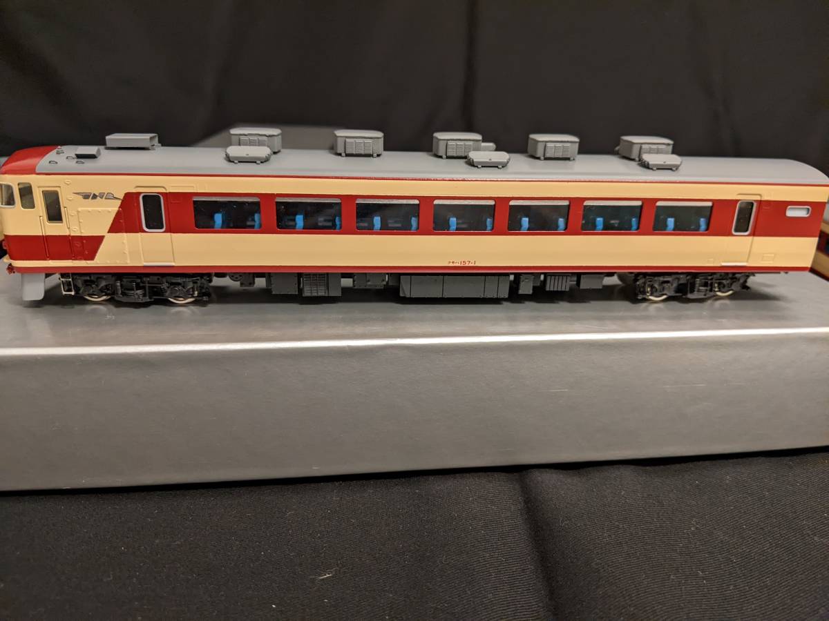 ふるさと納税 希少 エンドウ 車体キット3点セット 鉄道模型 157系車両