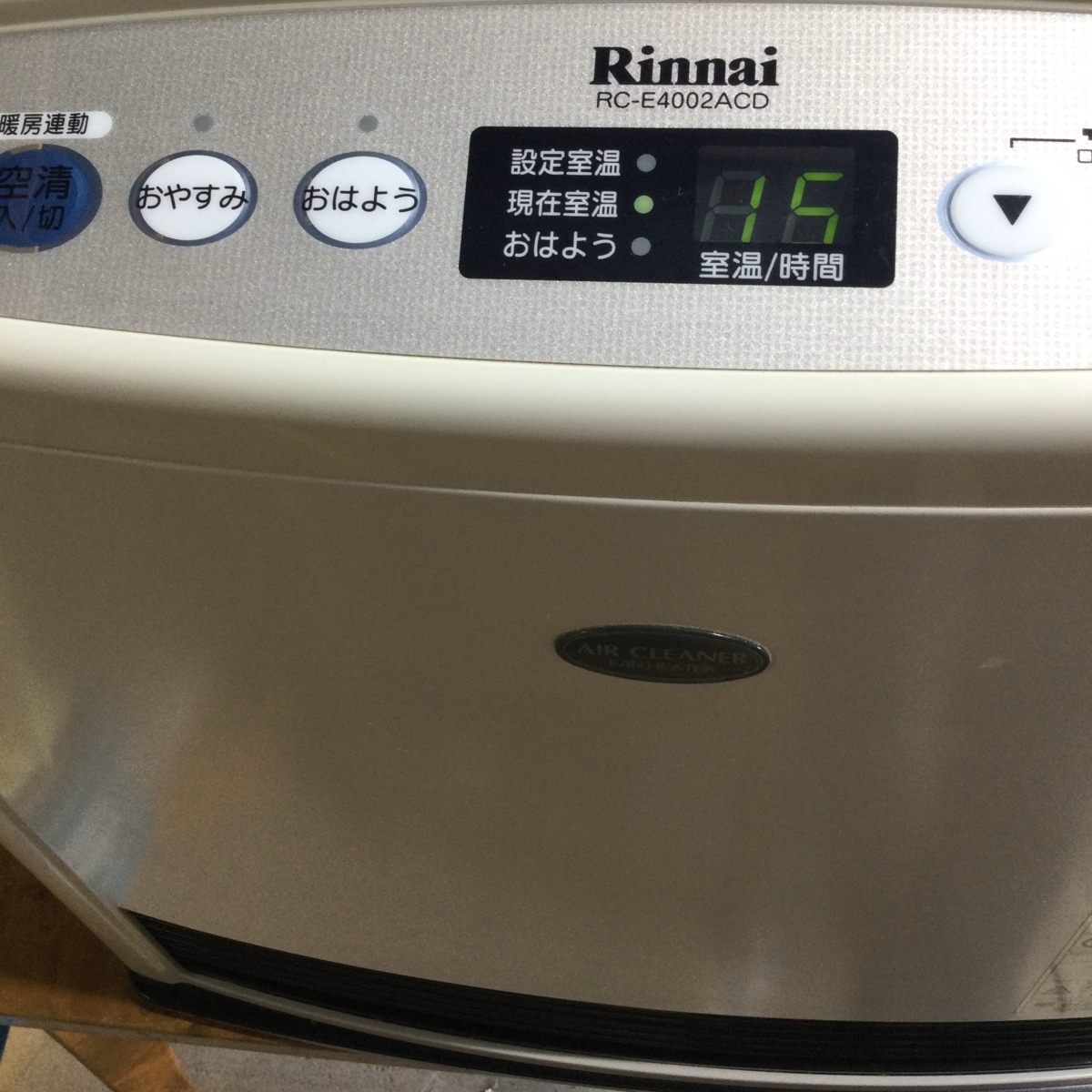 福袋 中古 Rinnai RC-E4002ACD リンナイ ガスファンヒーター 都市ガス