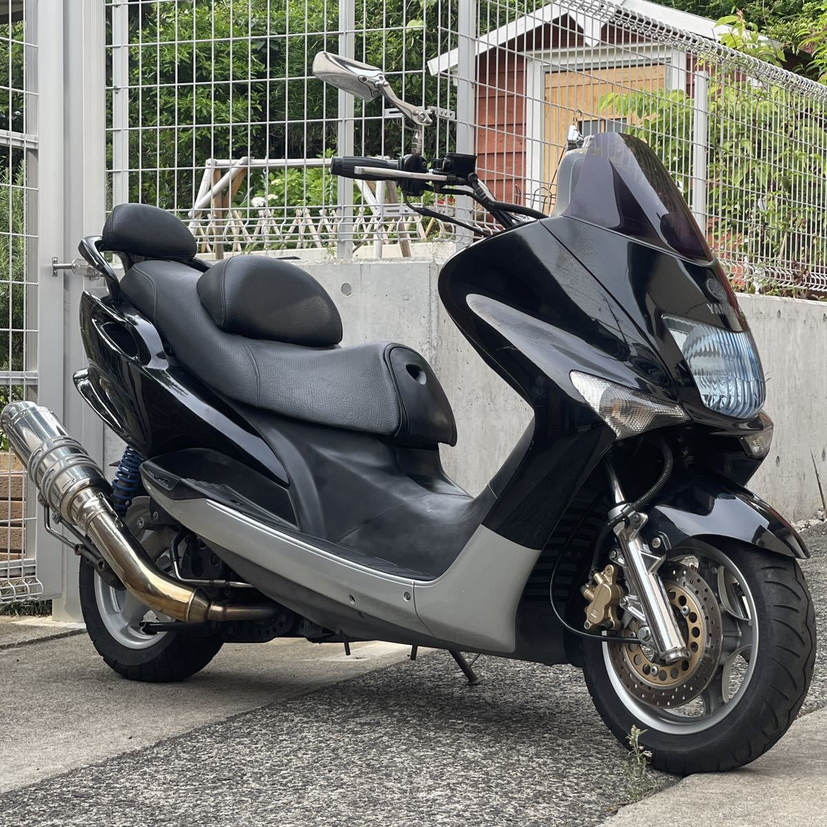 横浜〜 実働 ヤマハ マジェスティ125 FI カスタム ベース パーツ取り(検 コマジェ PCX アドレス125 アドレスV100 シグナス _画像1