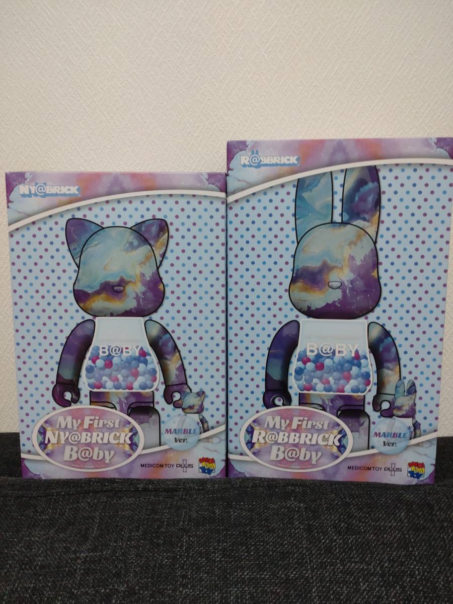 BE@RBRICK MY FIRST NY@BRICK R@BBRICK B@BY MARBLE Ver. 100% & 400