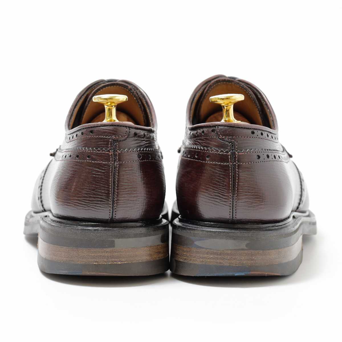 Salvatore Ferragamo】TRAEZZA□外羽根式フルブローグ□7/25.5cm