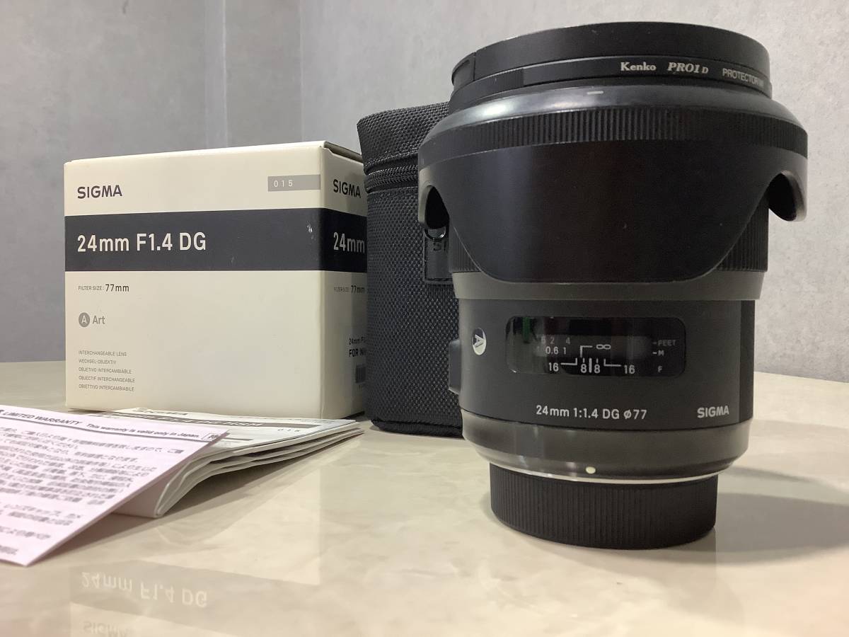 ヤフオク! - 1円〜 美品 SIGMA Art 24mm F1.4 DG HSM ニコン