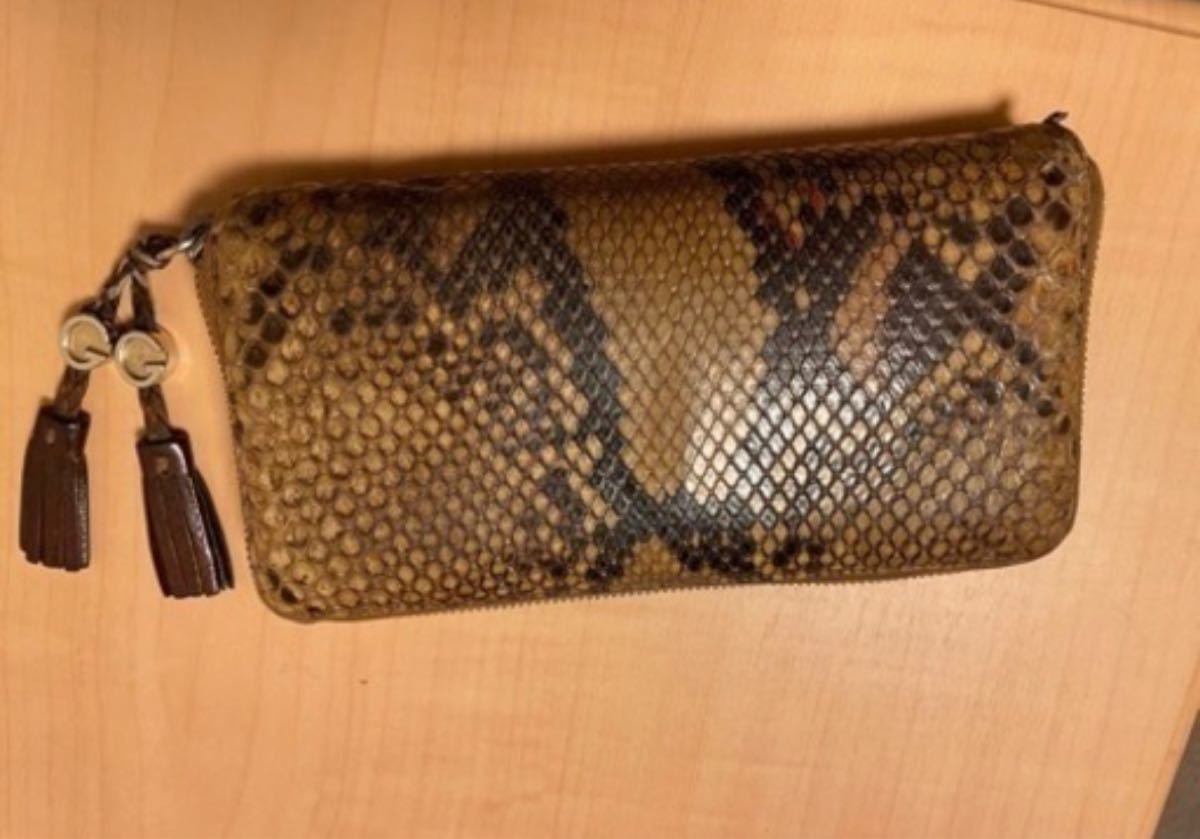 GUCCI ラウンドファスナー 長財布 パイソン グッチ | artistasebandas.pt