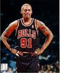 NBA RODMAN #91 デニス・ロッドマン BULLS シカゴ・ブルズ ユニフォーム ゲームシャツ ジャージ 刺繍 マイケル・ジョーダン 黒 L