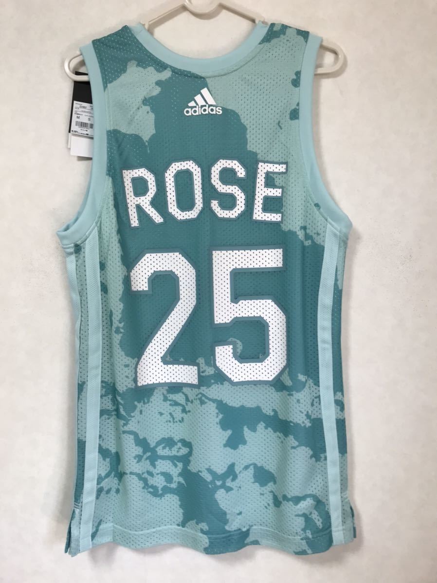 激レア！ 美品 NBA デリック・ローズ ROSE #1 adidas製　アディダス ユニフォーム　ジャージ バスケ 限定　シャツ　タンクトップ