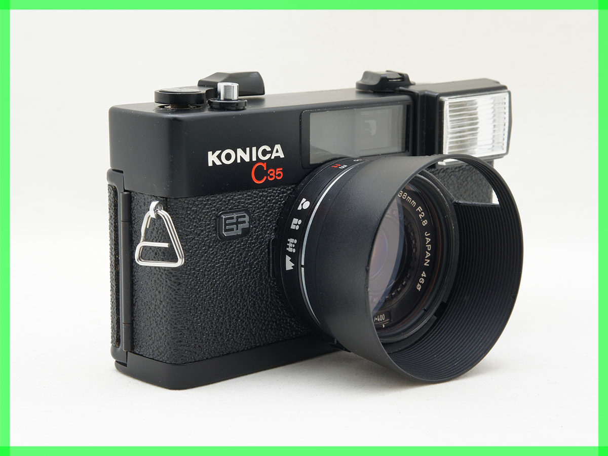 コニカ KONICA C35 EF HEXANON 38mm f2 8 初期タイプ モルト交換済