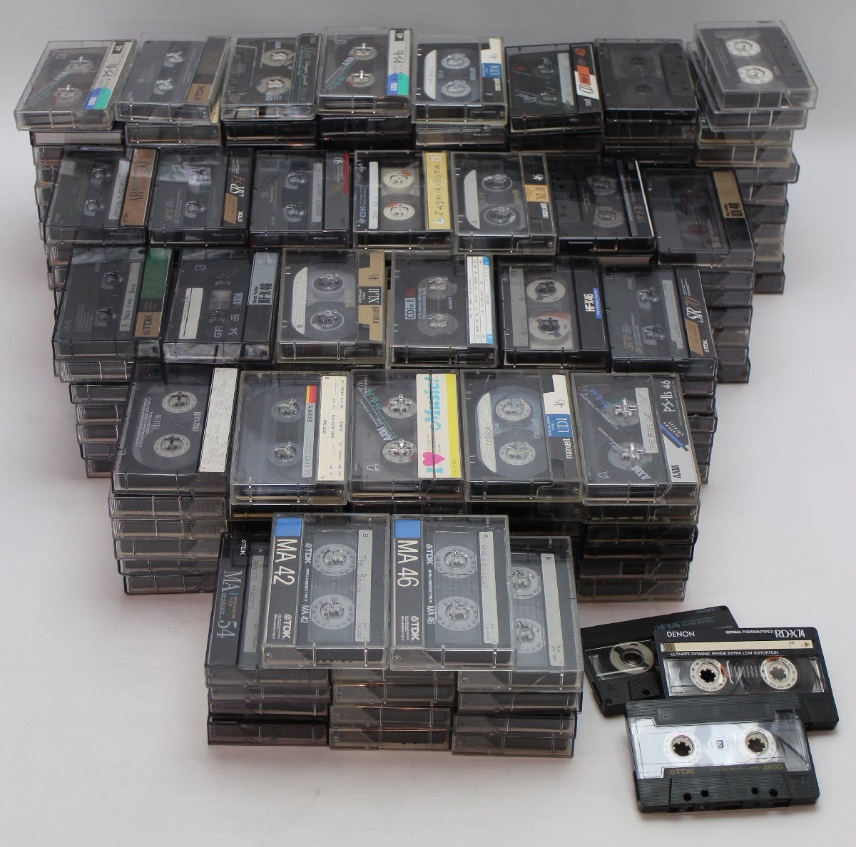カセットテープ 録音済み 使用済み 200本以上 まとめ メタル14本含む