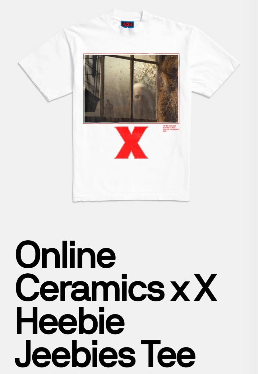 残りわずか　完売品　新品　X A24×Online Ceramics Tシャツ　Lサイズ