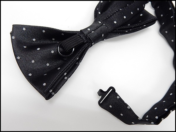 *. equipment * butterfly necktie ( middle )6×12cm* butterfly Thai bo- Thai * black dot * butterfly type mail service possible CT-205