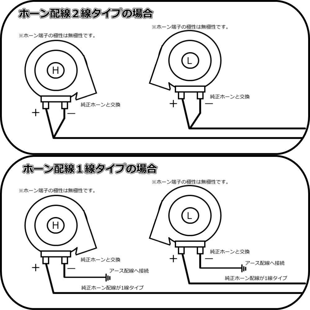 1 jpy ~ slim horn euro horn black body - thickness 50mm H/L set 12V exclusive use goods vehicle inspection correspondence goods frequency HI/550HZ*LOW/450HZ*110db