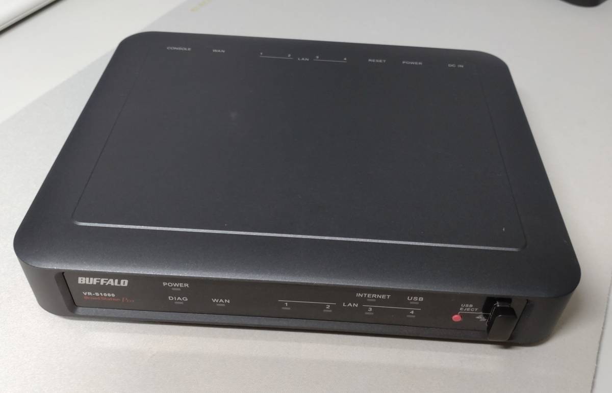 BUFFALO VR-S1000 IPsec対応VPNルーター(ルーター)｜売買されたオークション情報、yahooの商品情報をアーカイブ公開
